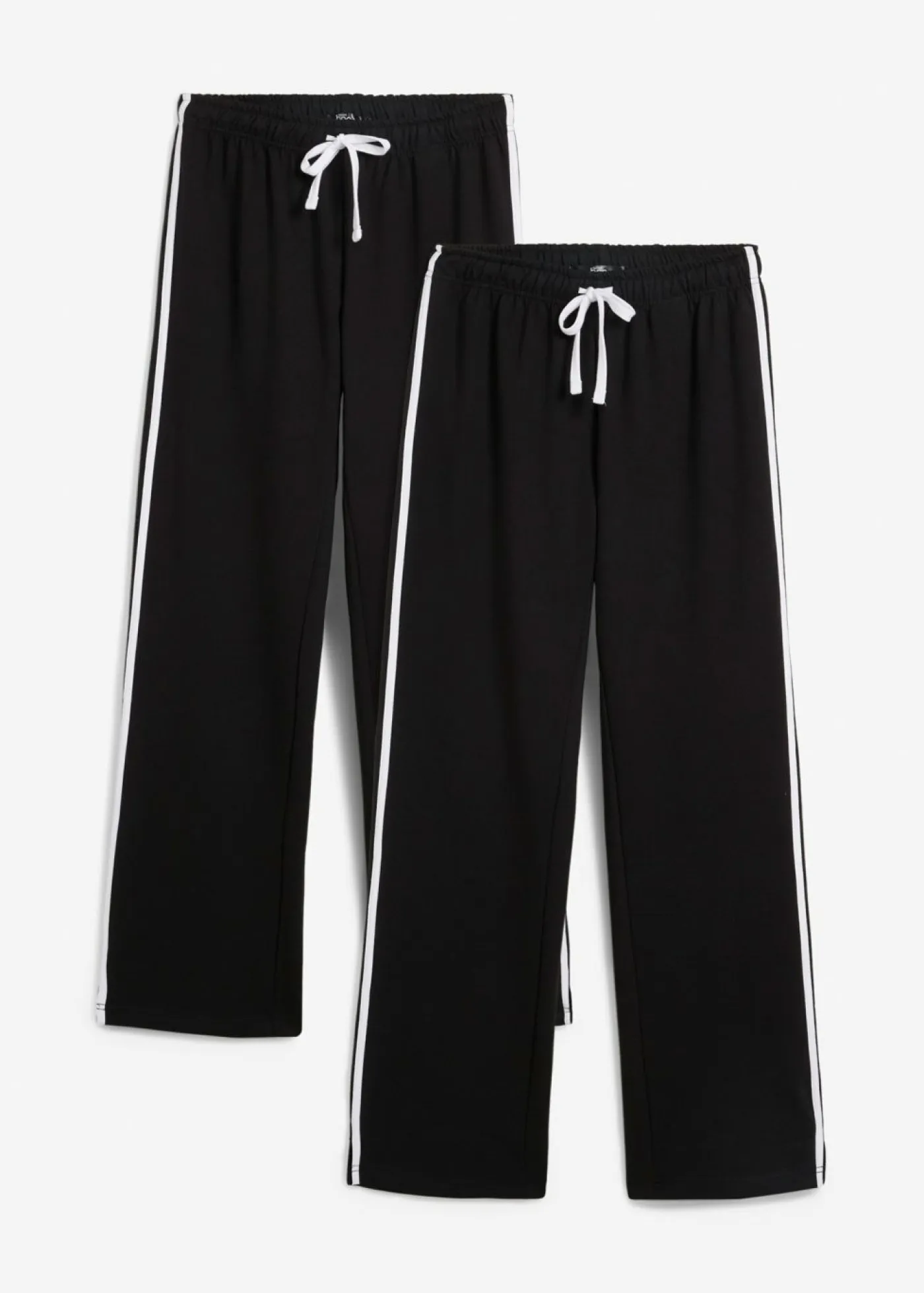 Mujer bonprix bonprix Pantalón de chándal de algodón puro (2 unidades)