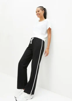 Mujer bonprix bonprix Pantalón de chándal de algodón puro (2 unidades)