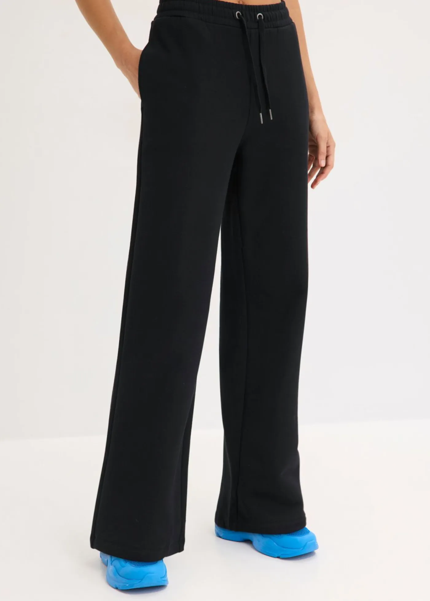 Mujer bonprix bonprix Pantalón de chándal de algodón orgánico puro con cintura alta