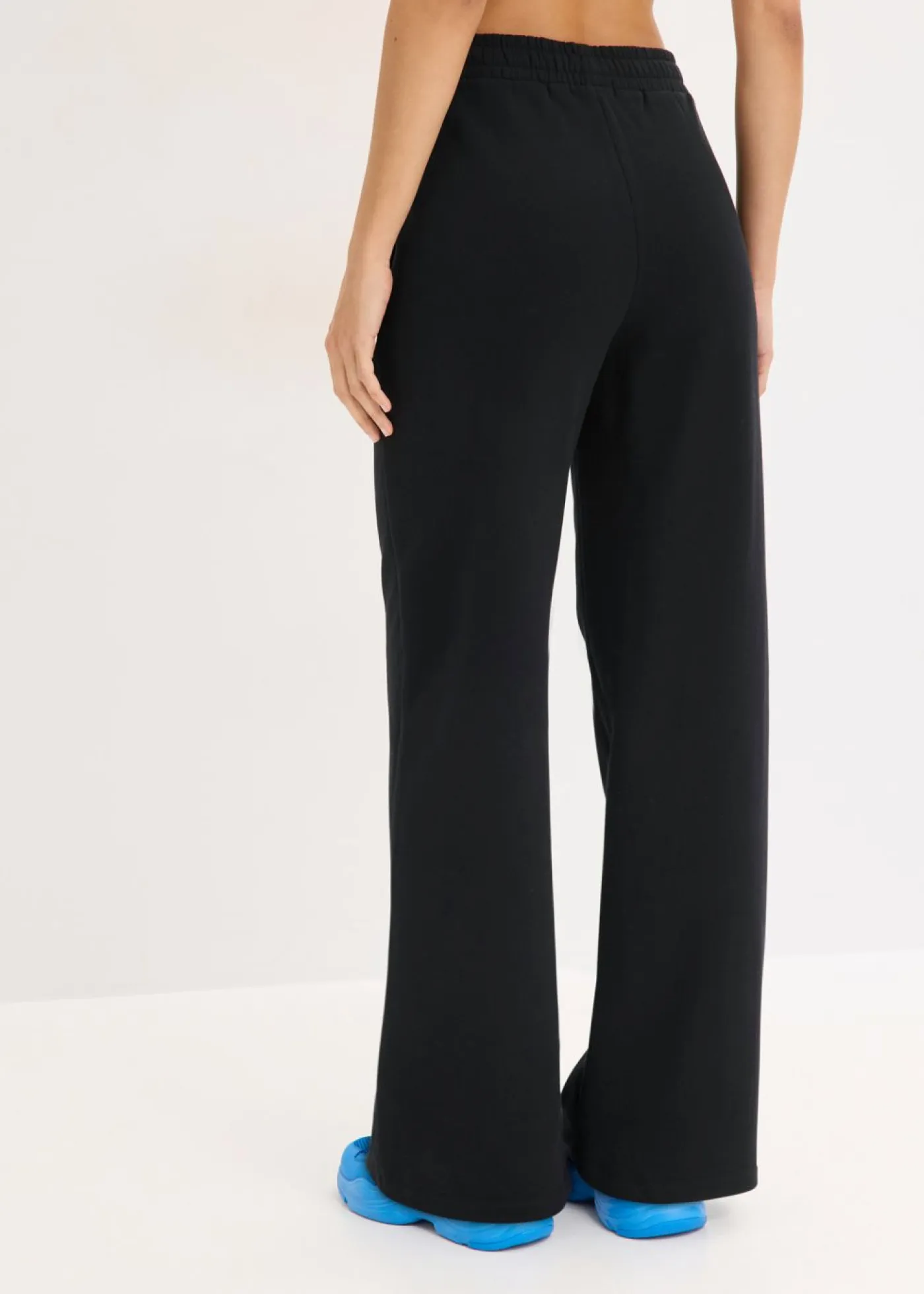 Mujer bonprix bonprix Pantalón de chándal de algodón orgánico puro con cintura alta