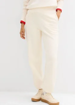 Mujer bonprix bonprix Pantalón de chándal de algodón puro