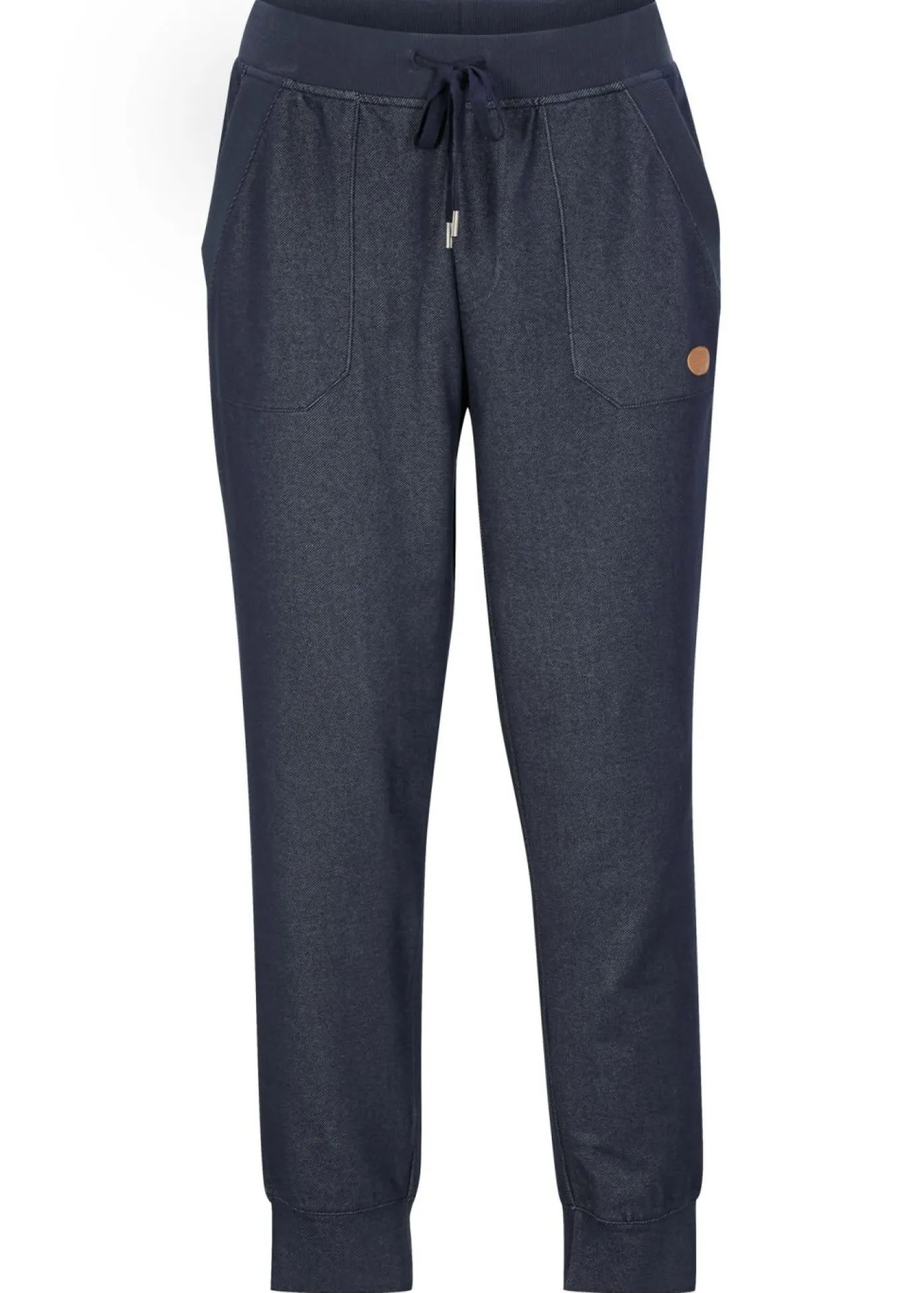 Mujer bonprix bonprix Pantalón de chándal de aspecto vaquero de 7/8