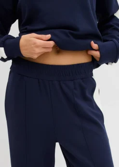 Mujer bonprix bonprix Pantalón de chándal de calidad interlock