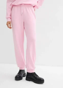 bonprix bonprix Básicos|Ropa Cómoda>Pantalón de chándal de neopreno suave rosa cristal