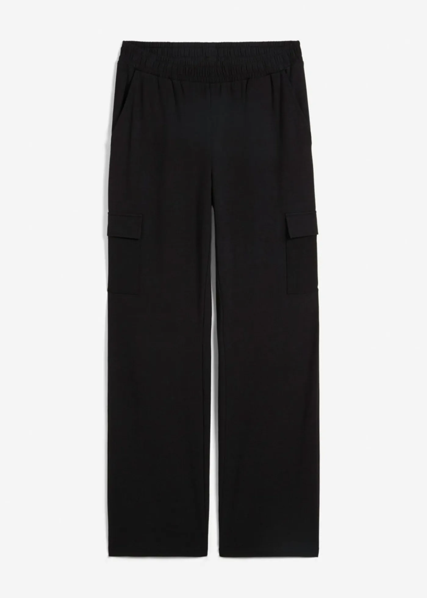 Mujer bonprix bonprix Pantalón de chándal en mezcla de algodón elástico