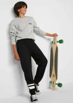 Niños bonprix bonprix Pantalón de chándal en suave mezcla de algodón (2 unidades)