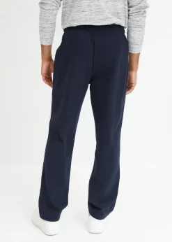 Hombre bonprix bonprix Pantalón de chándal loose fit con detalles en contraste (2 unidades)