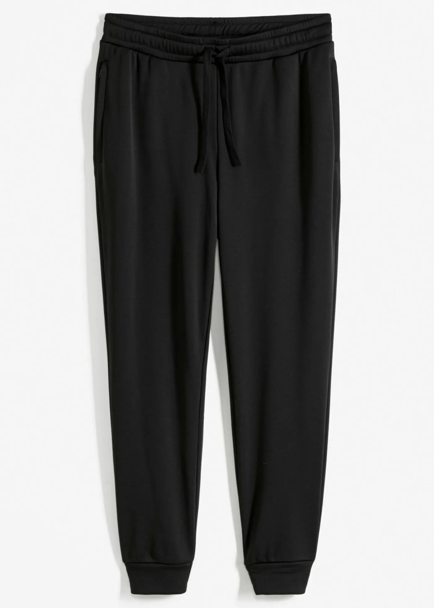 bonprix bonprix Ropa Térmica|Outdoor>Pantalón de chándal térmico con prácticos bolsillos con cremallera Negro