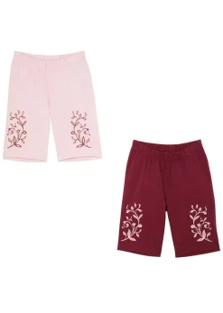 Niños bonprix bonprix Pantalón de ciclismo de algodón orgánico (2 unidades)