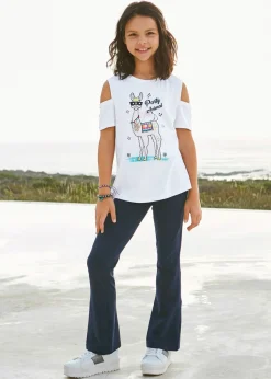 Niños bonprix bonprix Pantalón de estilo jazz de mezcla de algodón orgánico elástico