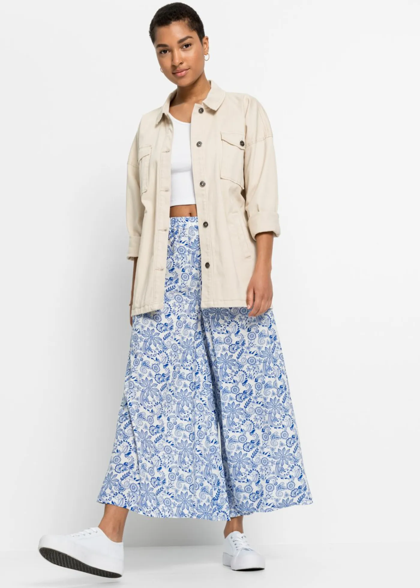 Mujer bonprix bonprix Pantalón de estilo palazzo