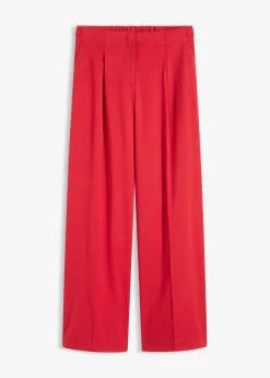 bonprix bonprix Pantalones>Pantalón de estilo palazzo rojo cayena