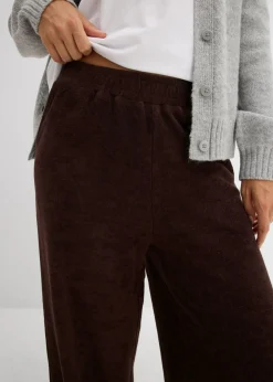 Mujer bonprix bonprix Pantalón de felpa de punto
