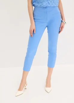 bonprix bonprix Pantalones>Pantalón de largo 7/8 azul provenzal