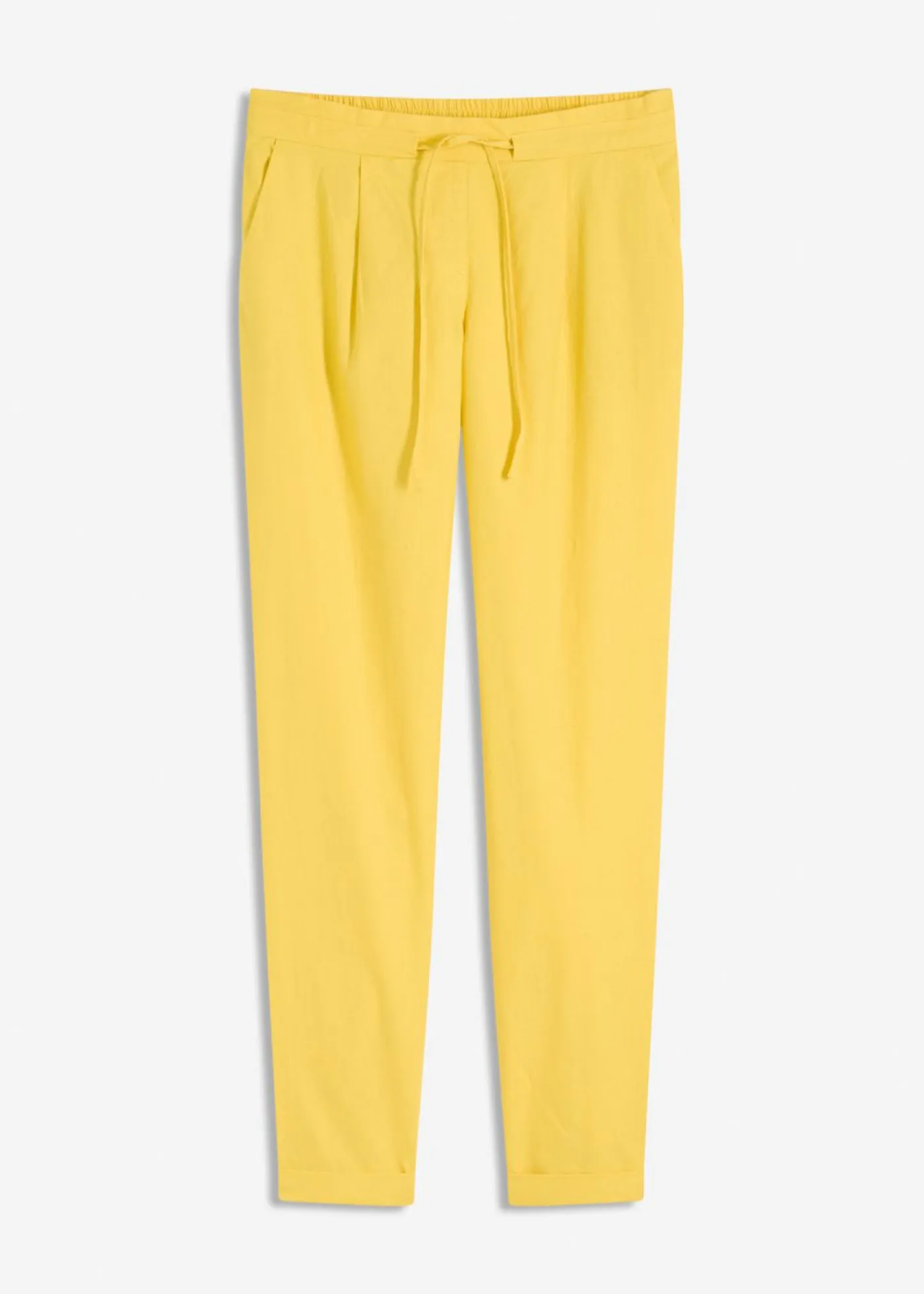 bonprix bonprix Pantalones|Novedades>Pantalón de lino curry limón