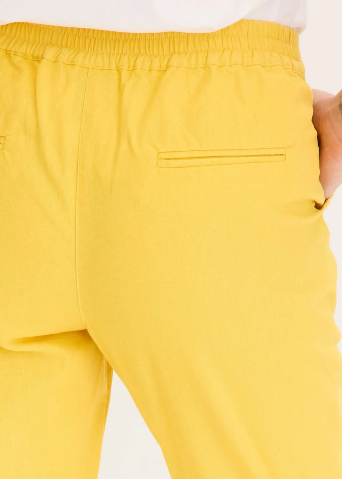 bonprix bonprix Pantalones|Novedades>Pantalón de lino curry limón