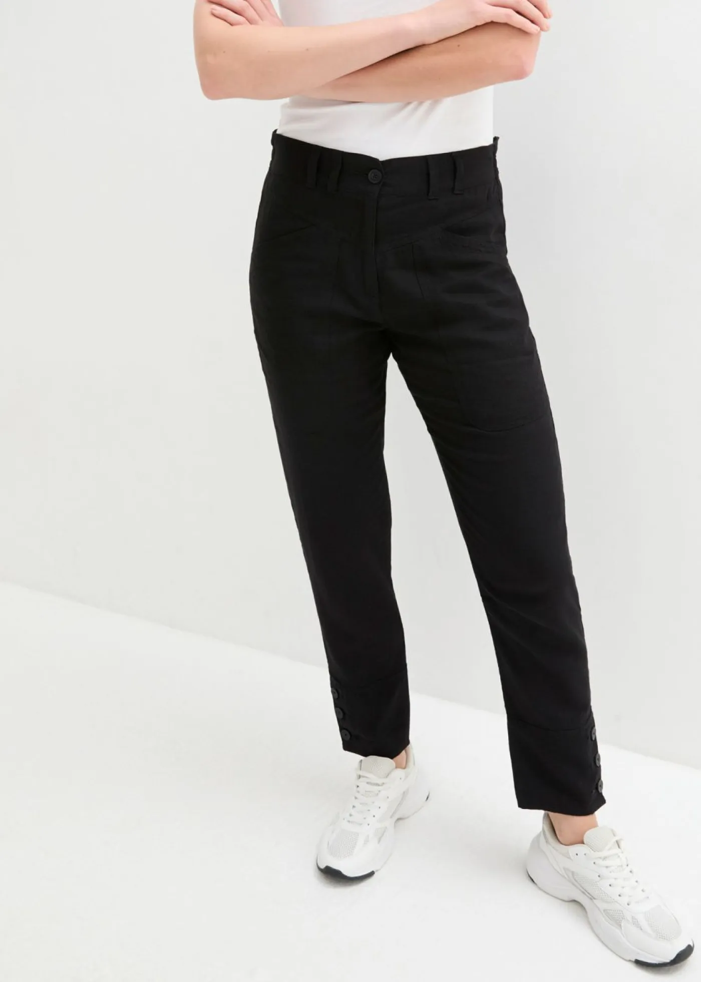 Mujer bonprix bonprix Pantalón de lino