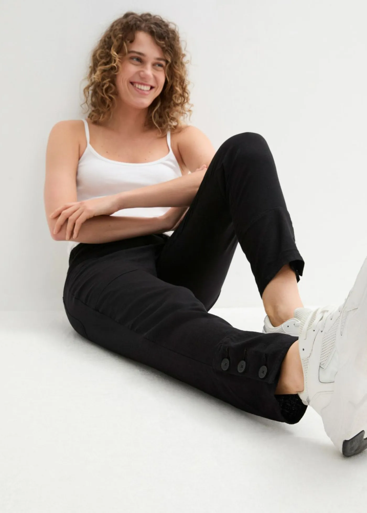 Mujer bonprix bonprix Pantalón de lino