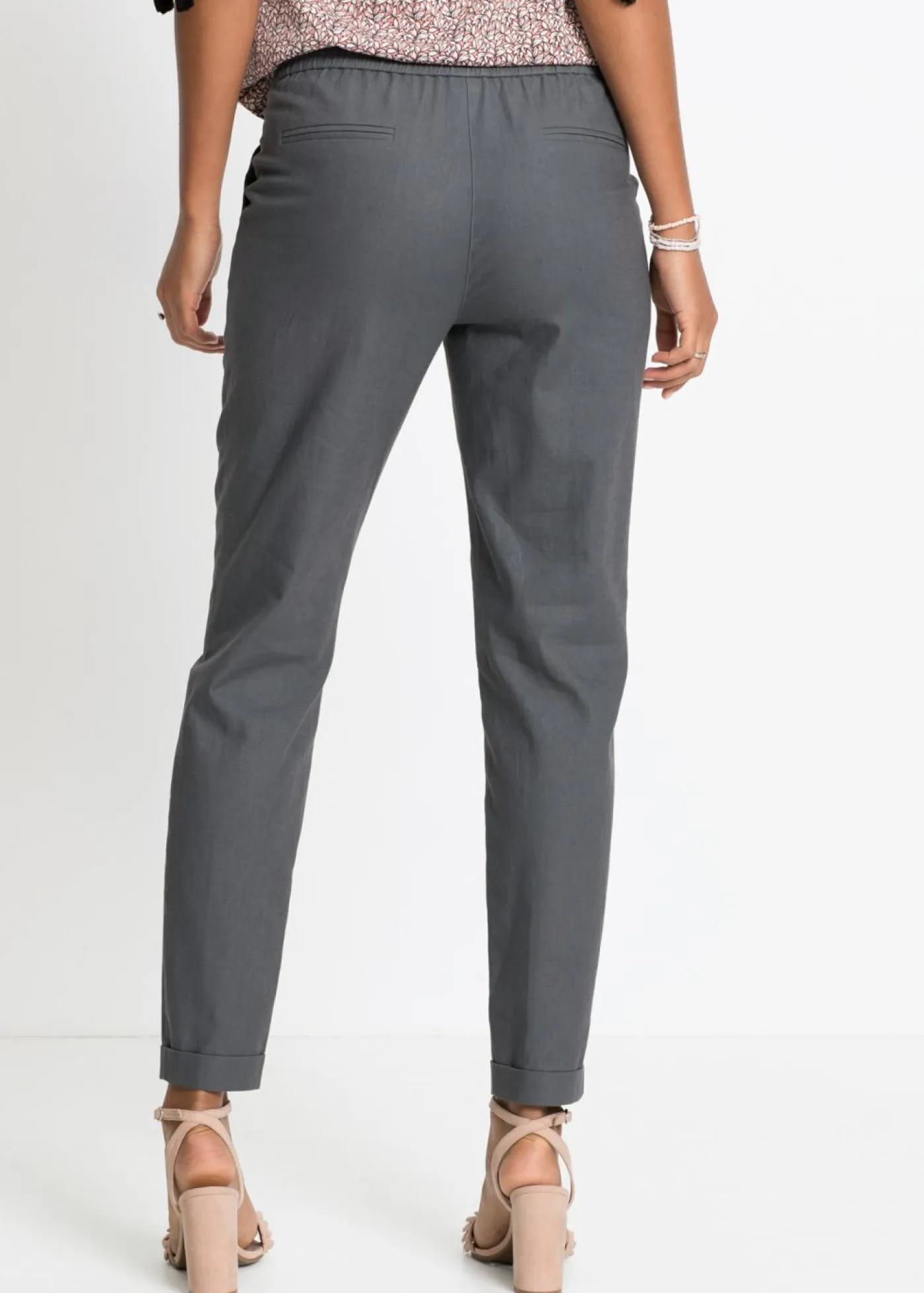 bonprix bonprix Pantalones|Novedades>Pantalón de lino carbón