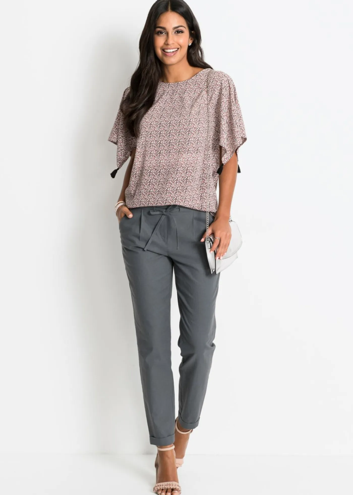 bonprix bonprix Pantalones|Novedades>Pantalón de lino carbón