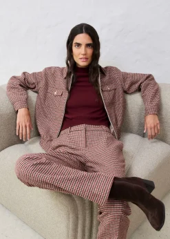 Mujer bonprix bonprix Pantalón de mezcla de lana suave