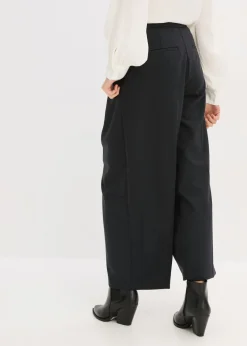 Mujer bonprix bonprix Pantalón de mezcla de viscosa con diseño barrel