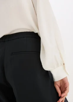 Mujer bonprix bonprix Pantalón de mezcla de viscosa con diseño barrel