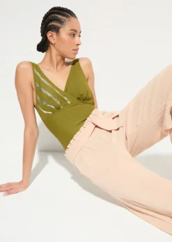 Mujer bonprix bonprix Pantalón de muselina capri para la playa