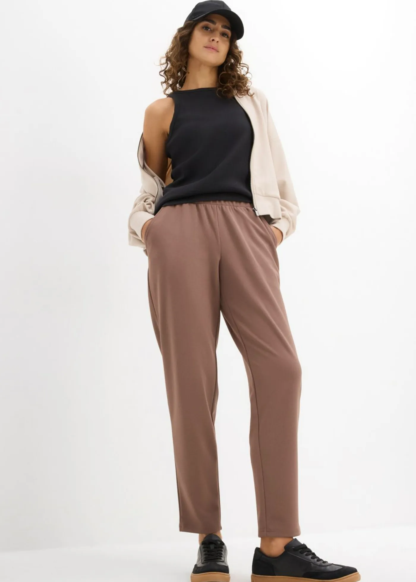 Mujer bonprix bonprix Pantalón de neopreno con cintura cómoda