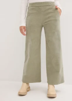 Mujer bonprix bonprix Pantalón de pana con cintura cómoda, high waist