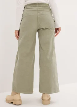 Mujer bonprix bonprix Pantalón de pana con cintura cómoda, high waist