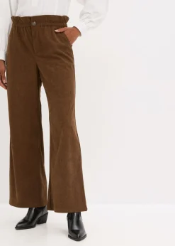 Mujer bonprix bonprix Pantalón de pana con perneras anchas
