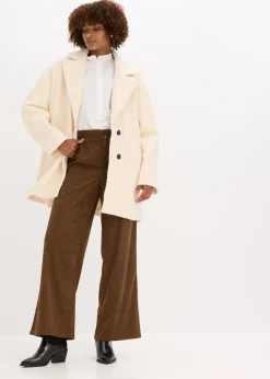 Mujer bonprix bonprix Pantalón de pana con perneras anchas