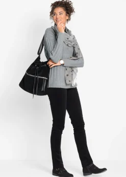 Mujer bonprix bonprix Pantalón de pana elástica con corte slim