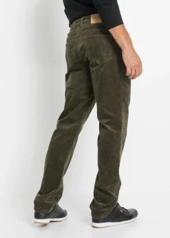 Hombre bonprix bonprix Pantalón de pana elástica con corte cómodo y regular