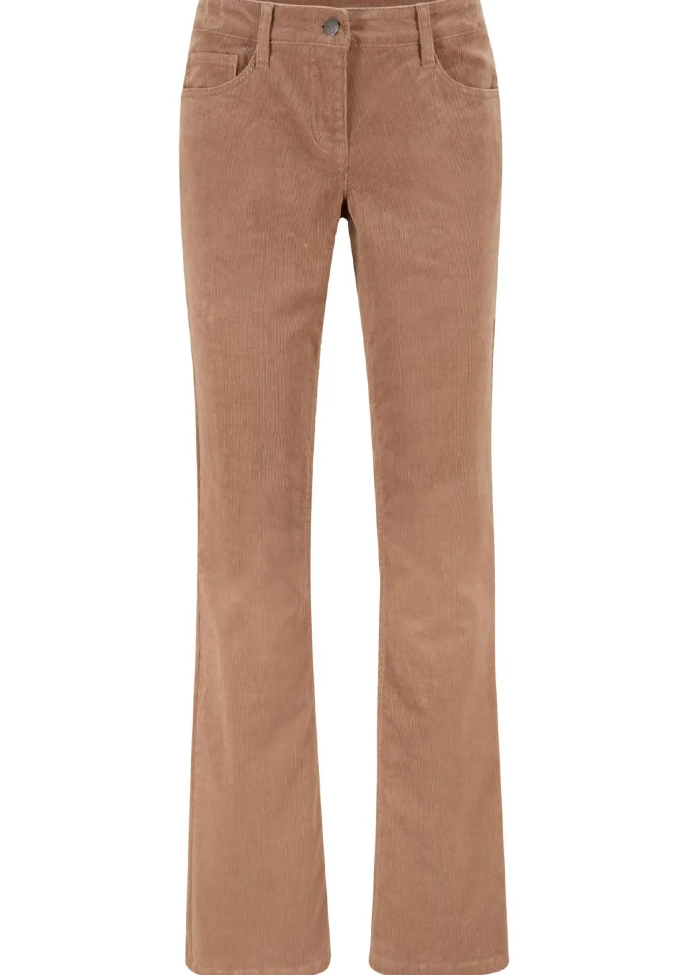 Mujer bonprix bonprix Pantalón de pana elástico de corte recto