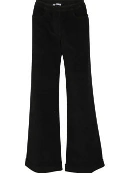 Mujer bonprix bonprix Pantalón de pana elástico y ancho, high waist