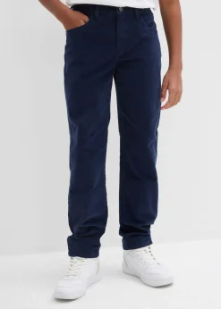 Niños bonprix bonprix Pantalón de pana regular fit confeccionado en algodón orgánico reciclable elástico, straight