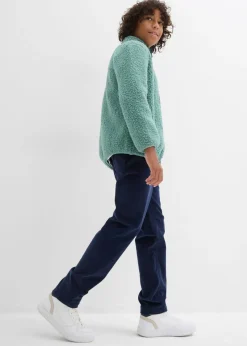 Niños bonprix bonprix Pantalón de pana regular fit confeccionado en algodón orgánico reciclable elástico, straight