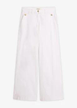 Mujer bonprix bonprix Pantalón de pernera ancha con elástico