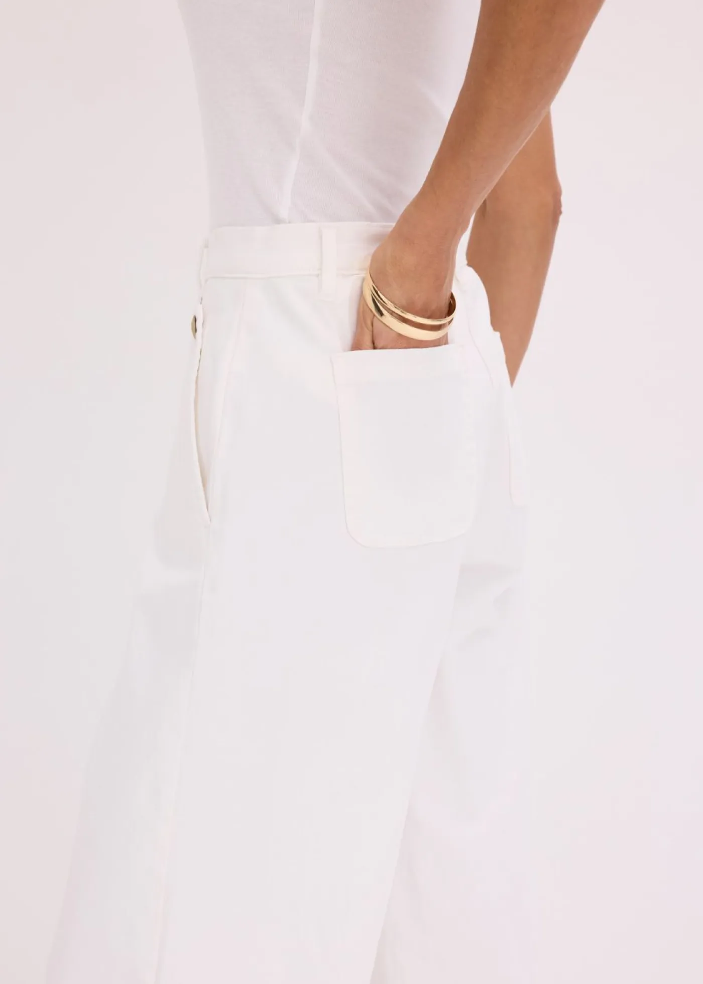 Mujer bonprix bonprix Pantalón de pernera ancha con elástico