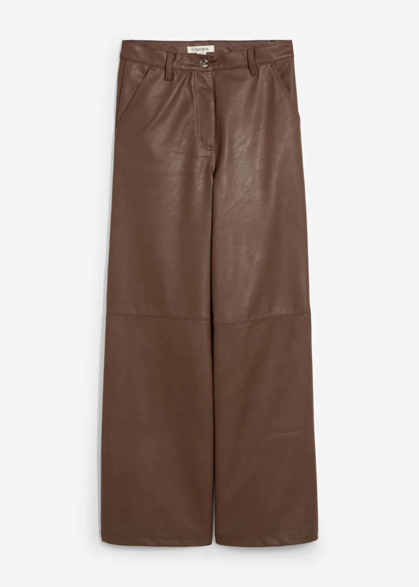 Mujer bonprix bonprix Pantalón de piel sintética