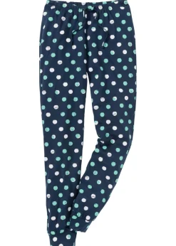 bonprix bonprix Ropa Para Dormir>Pantalón de pijama Azul marino de lunares
