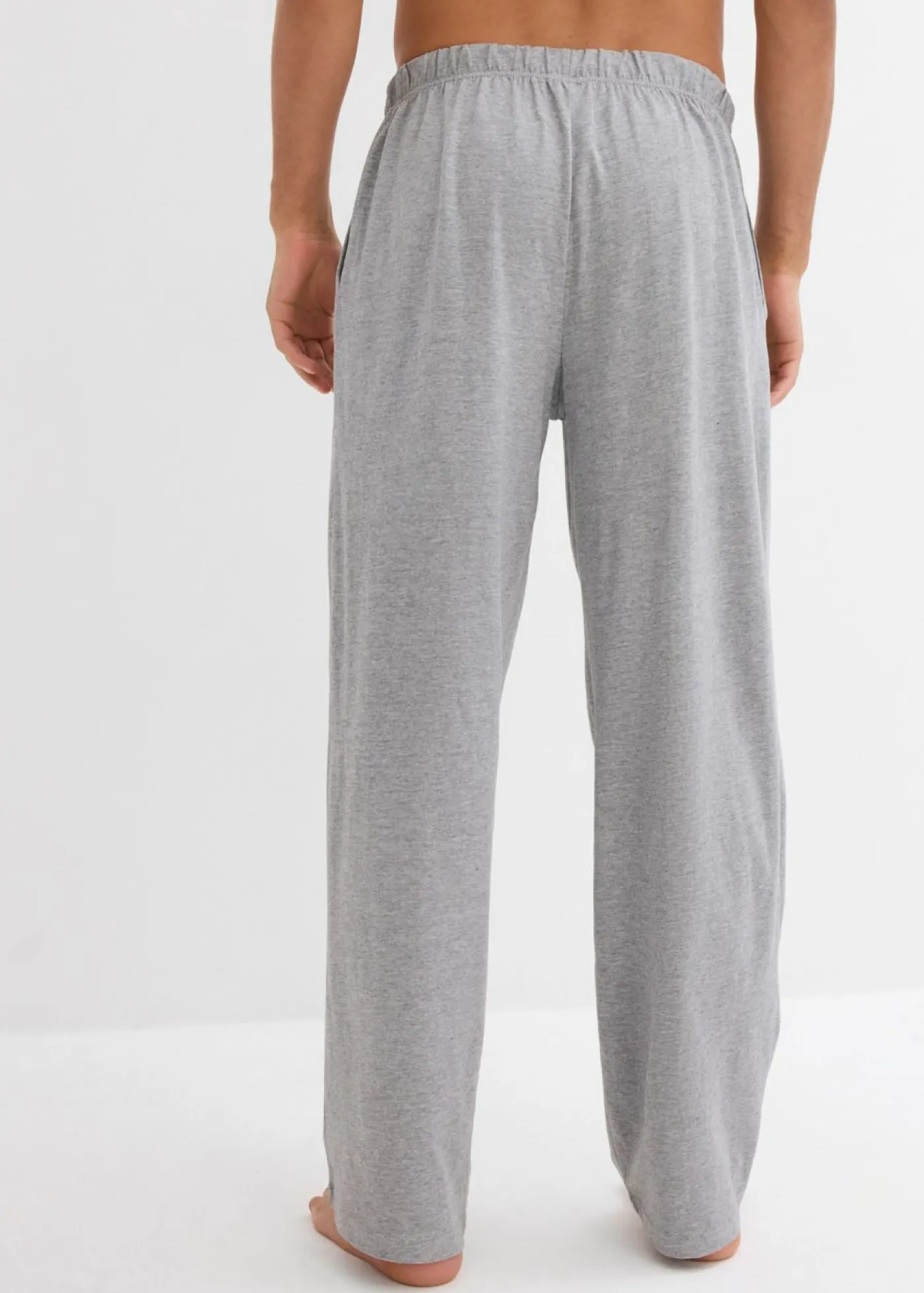 bonprix bonprix Pijamas|Ropa Interior·Pijamas>Pantalón de pijama de punto (2 unidades) Azul oscuro-gris jaspeado