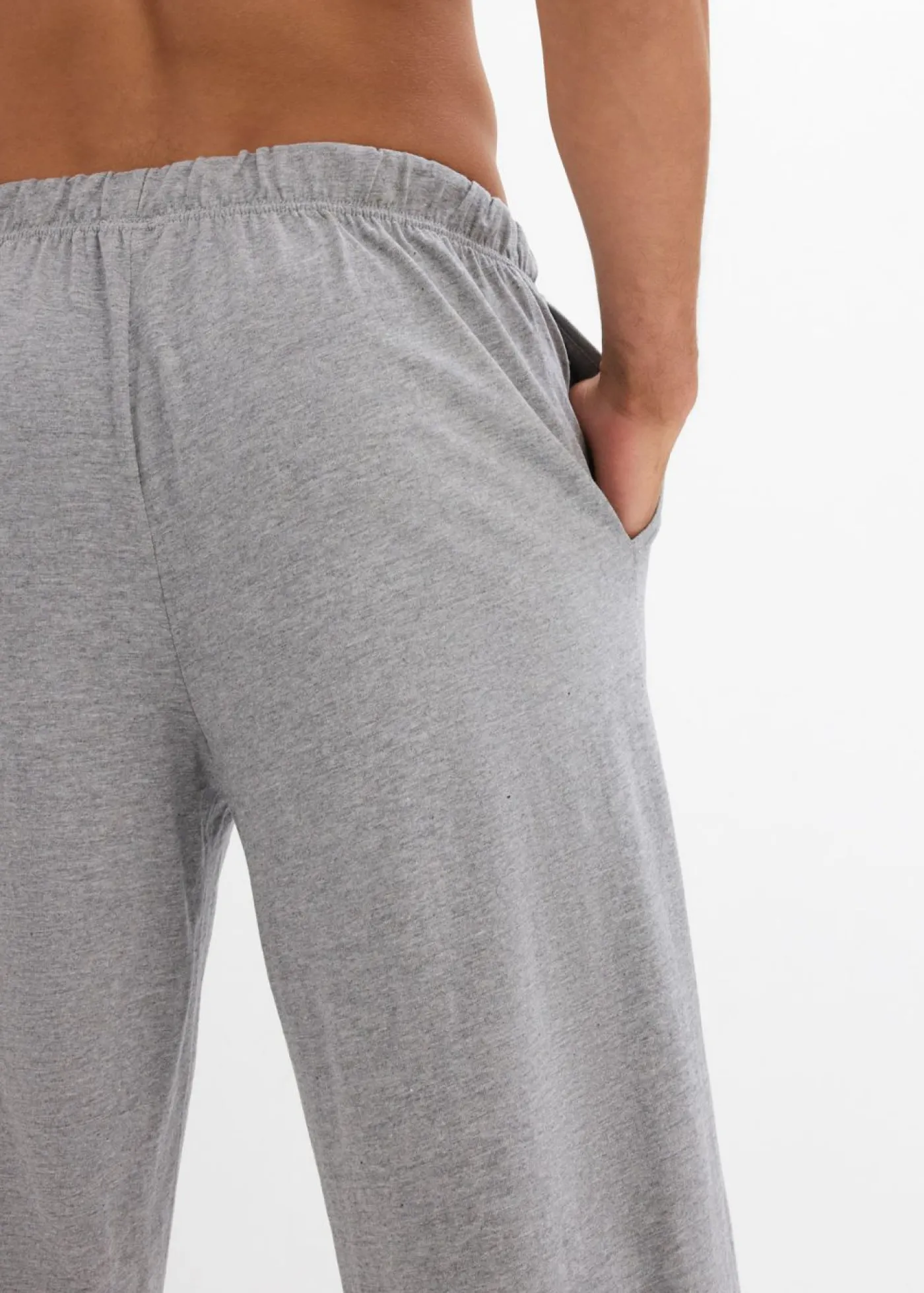 bonprix bonprix Pijamas|Ropa Interior·Pijamas>Pantalón de pijama de punto (2 unidades) Azul oscuro-gris jaspeado