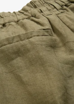 Mujer bonprix bonprix Pantalón de pinzas de lino puro