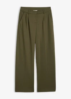 Mujer bonprix bonprix Pantalón de pinzas de mezcla de viscosa