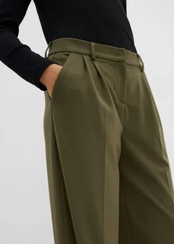 Mujer bonprix bonprix Pantalón de pinzas de mezcla de viscosa