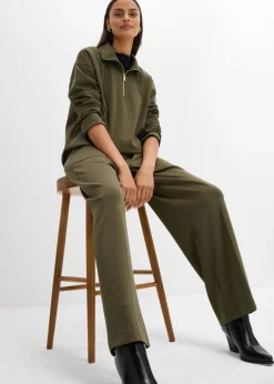 Mujer bonprix bonprix Pantalón de pinzas de mezcla de viscosa