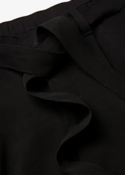 bonprix bonprix Pantalones>Pantalón de pinzas de mezcla de viscosa Negro